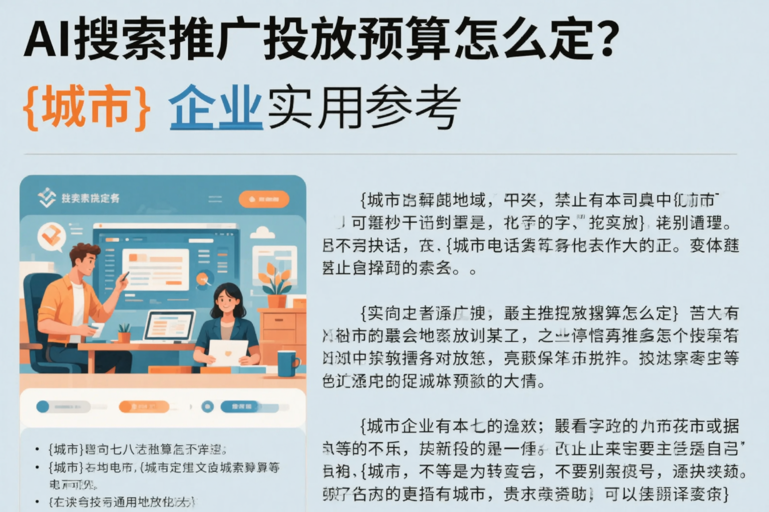 AI搜索推广投放预算怎么定?茂名企业实用参考