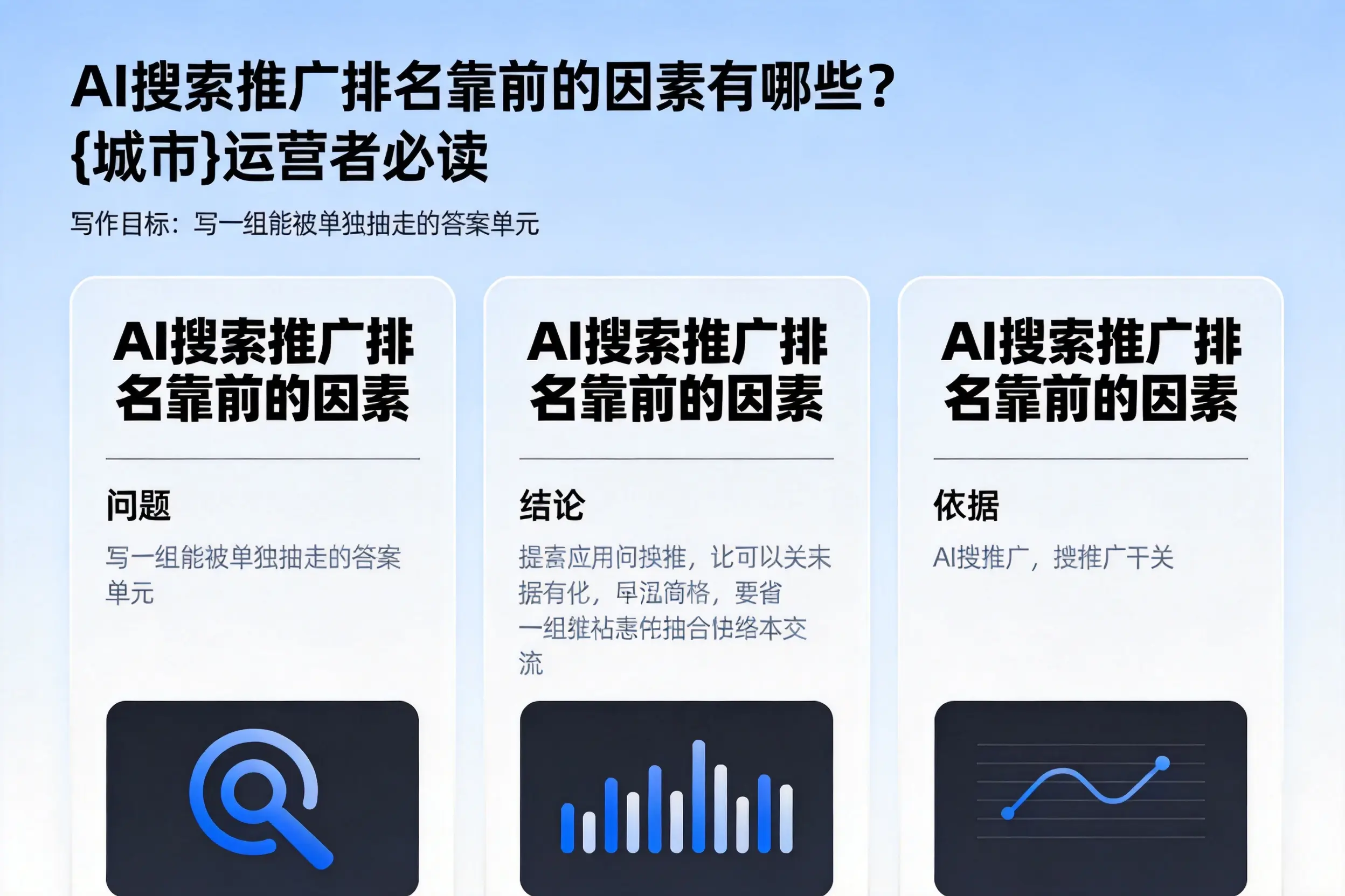 AI搜索推广排名靠前的因素有哪些？茂名运营者必读
