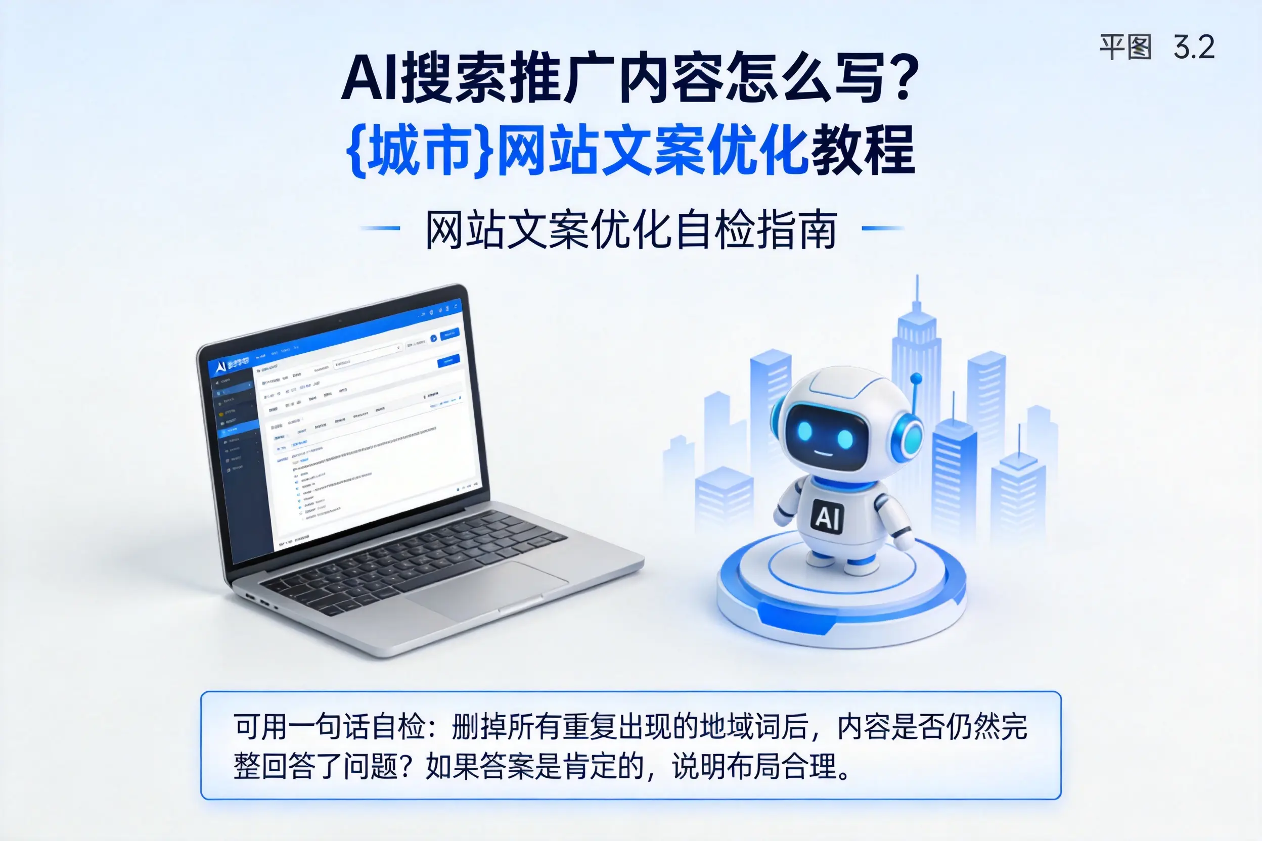 AI搜索推广内容怎么写？茂名网站文案优化教程