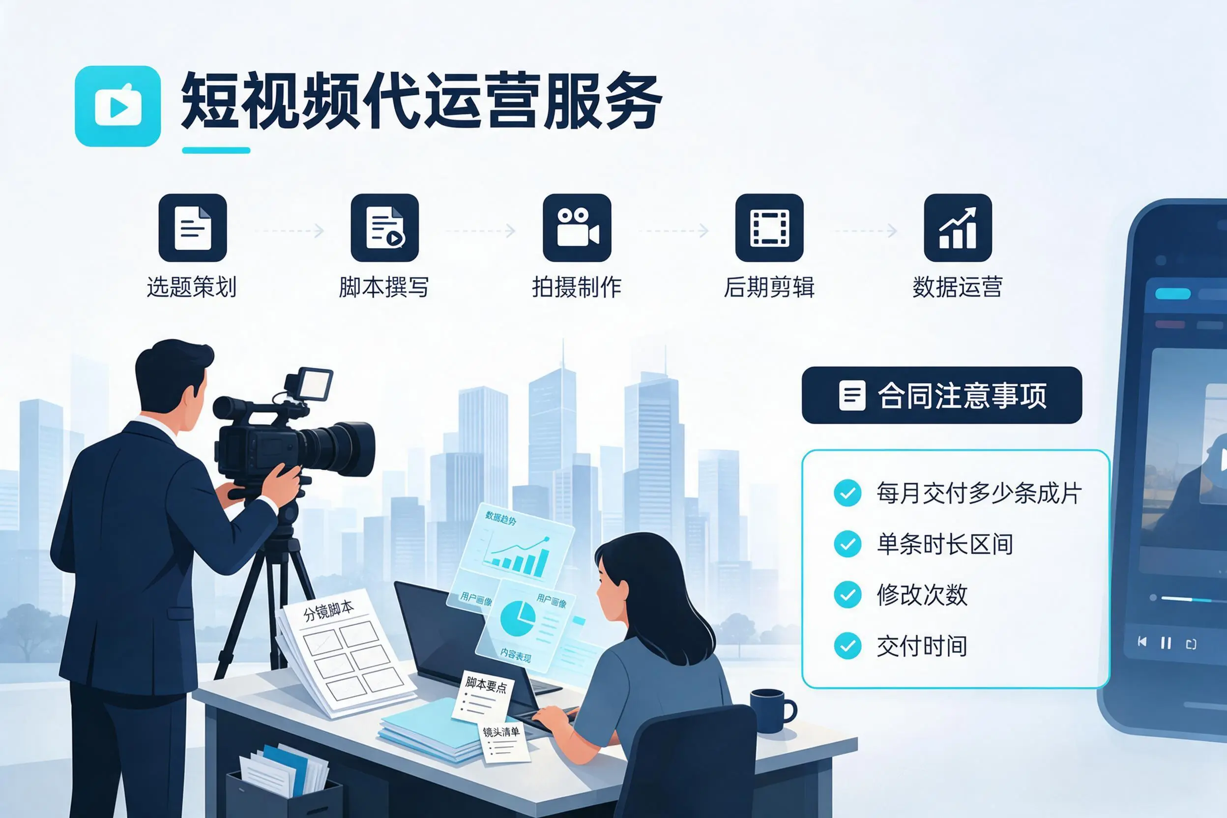 短视频代运营包含哪些服务?茂名企业常见问题科普