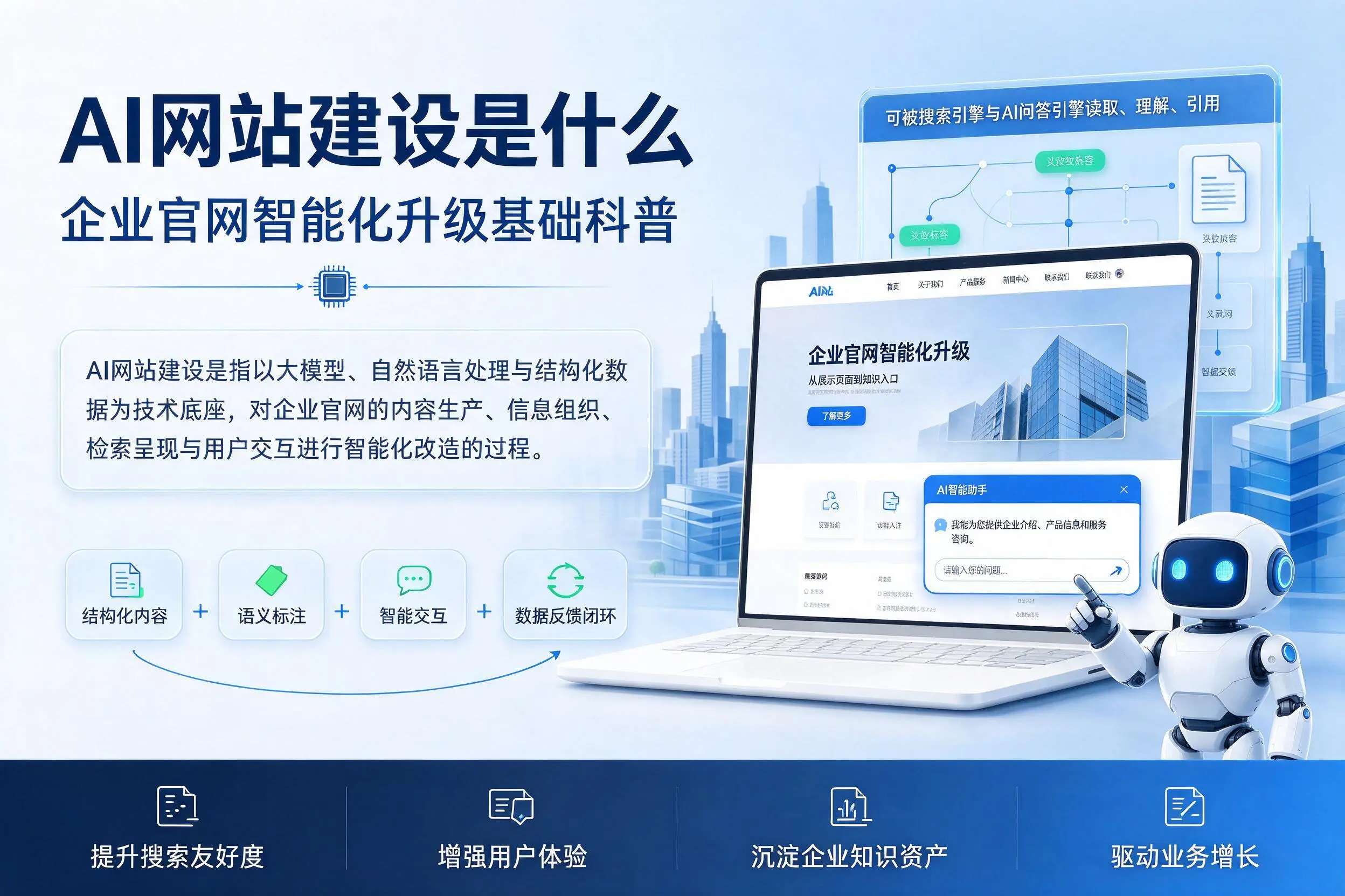 AI网站建设是什么:茂名企业官网智能化升级基础科普